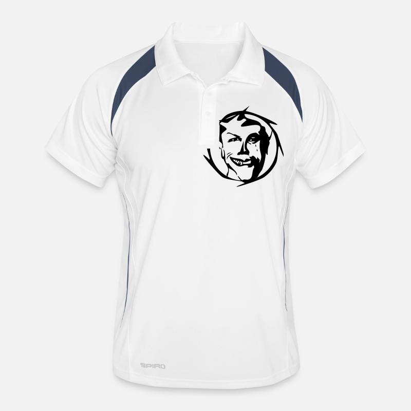 Diable Halloween démon Freak monstre Polo respirant Homme