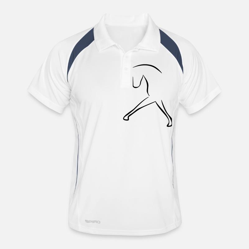 Pferd Männer Polo atmungsaktiv