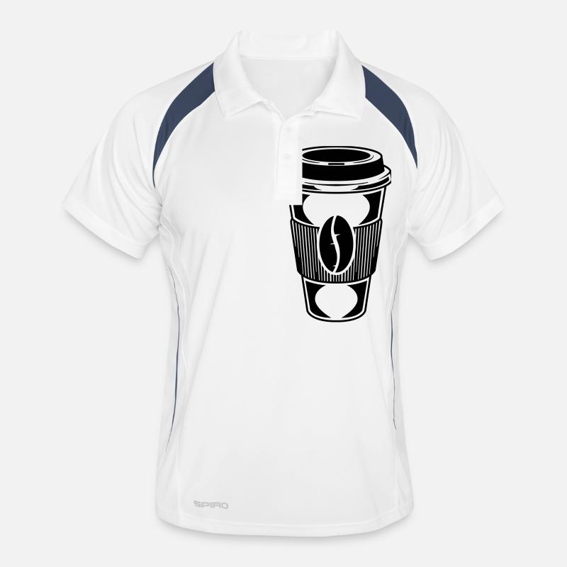 Coffee Männer Polo atmungsaktiv