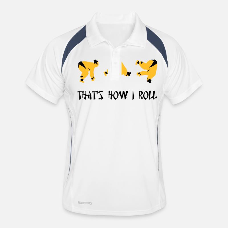 how I roll Männer Polo atmungsaktiv