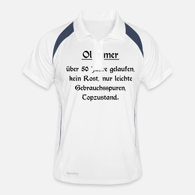 Oldtimer - 50. Geburtstag Männer Polo atmungsaktiv