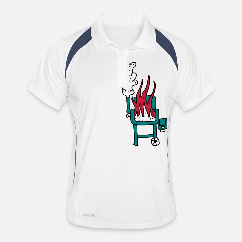 Grill Männer Polo atmungsaktiv