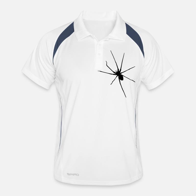 spider spider halloween insect arac vintage Men's Polo breathable