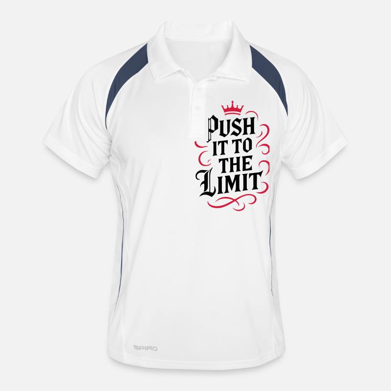 Poussez le bout de votre action Polo respirant Homme
