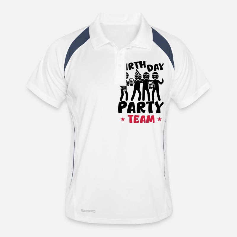 Équipe de fête d’anniversaire Polo respirant Homme
