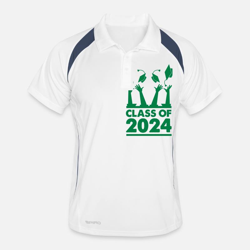 Classe de 2024 Polo respirant Homme
