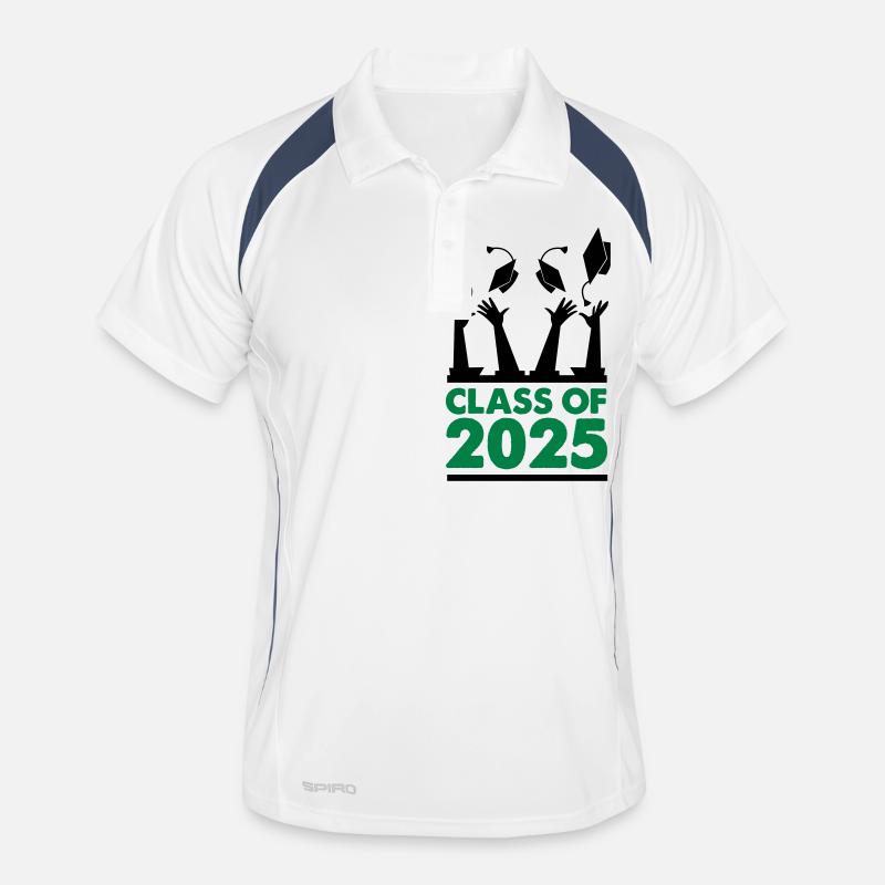 class of 2025 Männer Polo atmungsaktiv