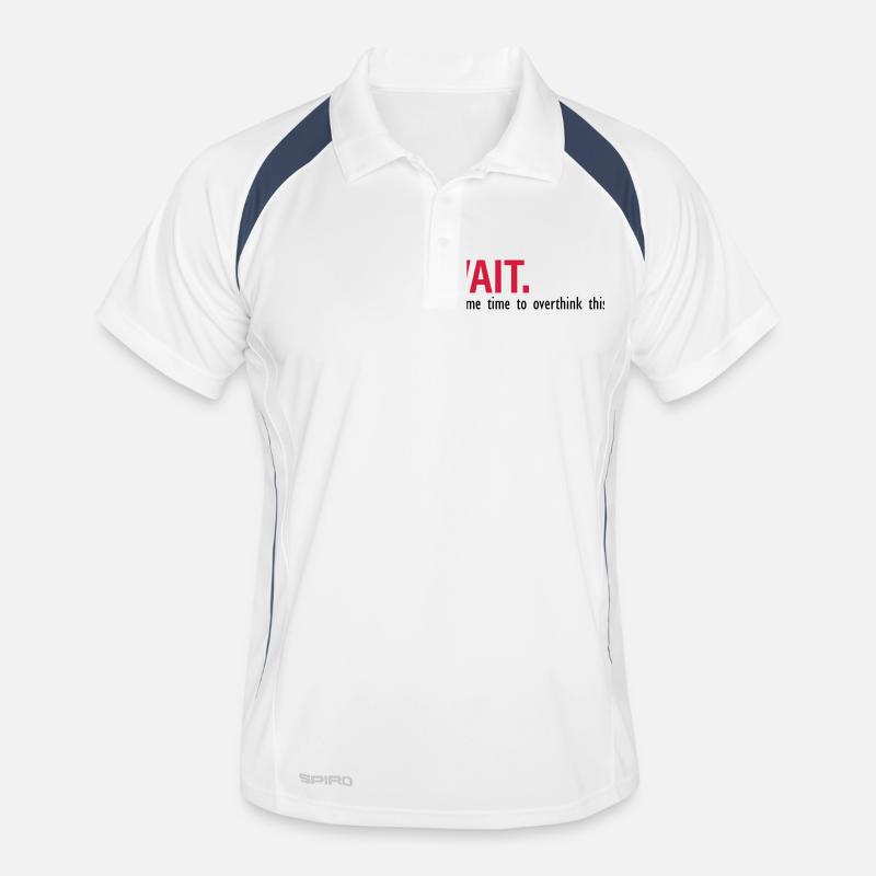 time to think about it Men's Polo breathable