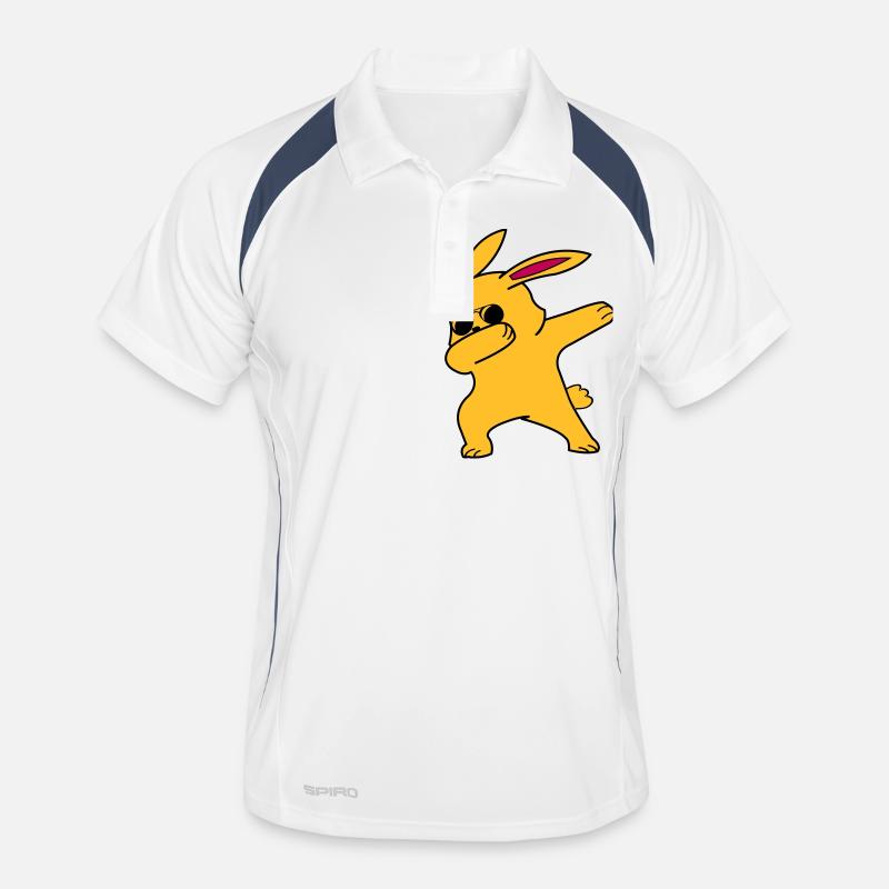 Dabbing Rabbit Men's Polo breathable