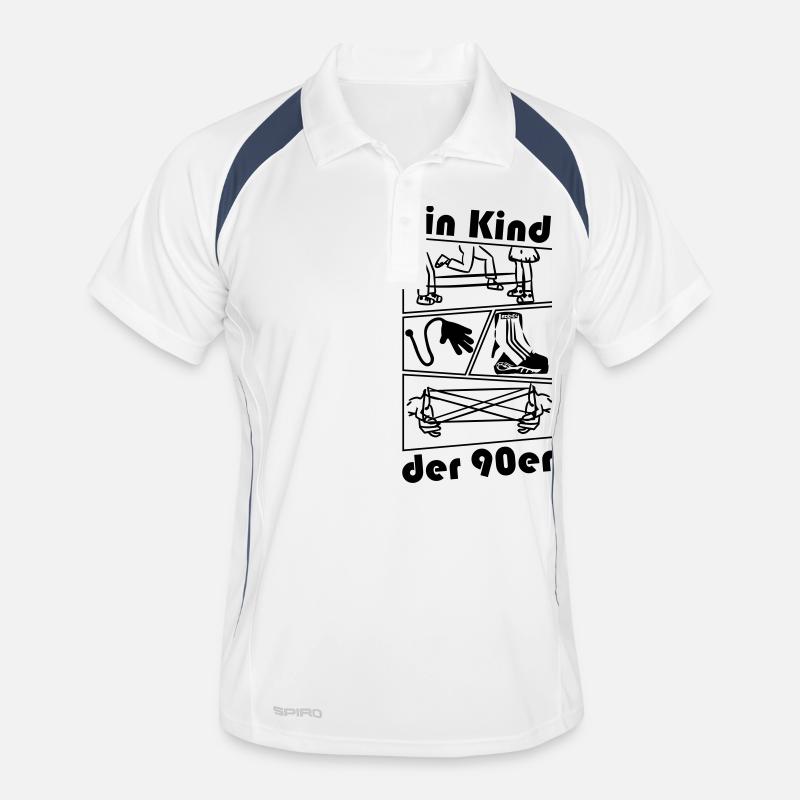 Ein Kind der 90er Männer Polo atmungsaktiv