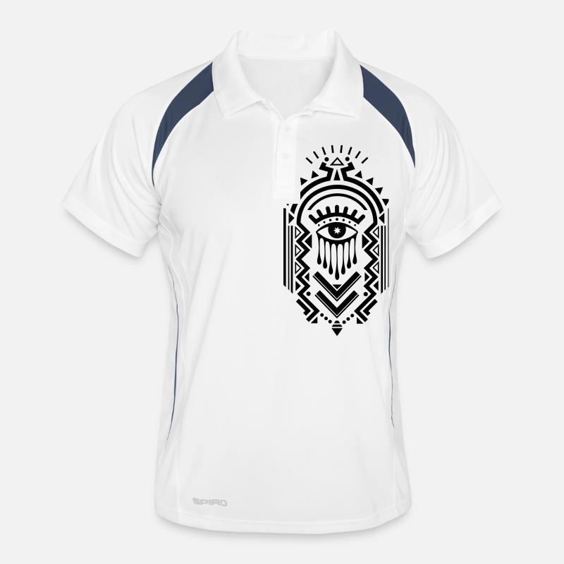 Ornament Männer Polo atmungsaktiv