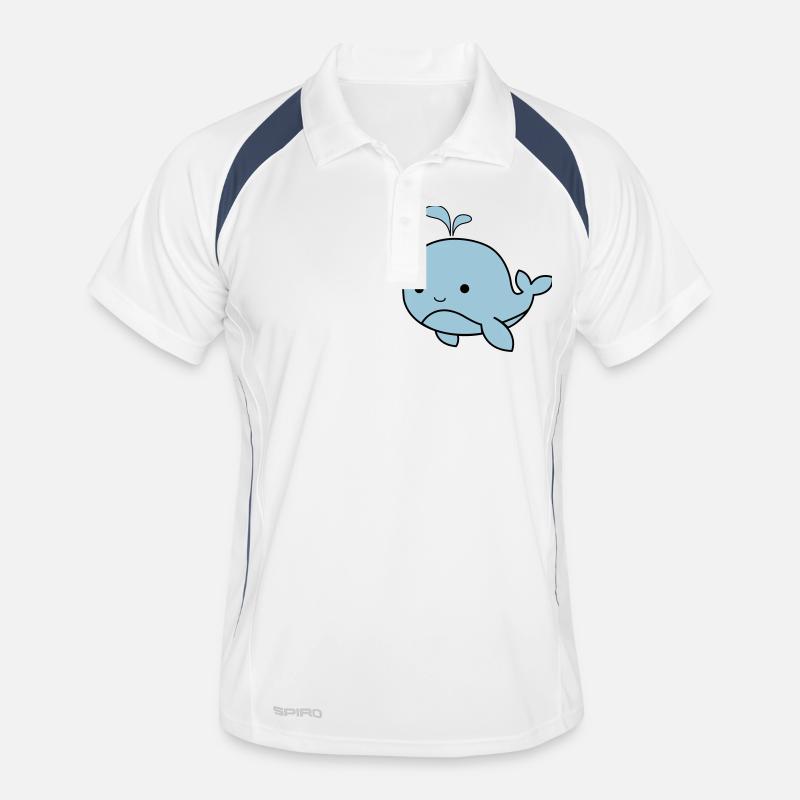 Baby Whale 02 Men's Polo breathable
