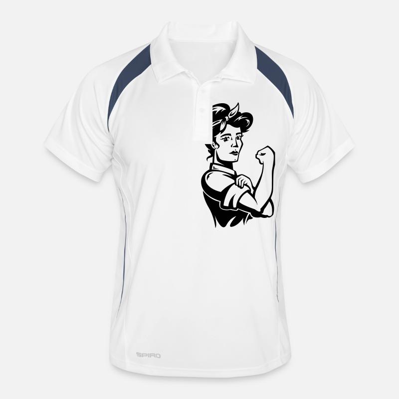 we can do it Männer Polo atmungsaktiv