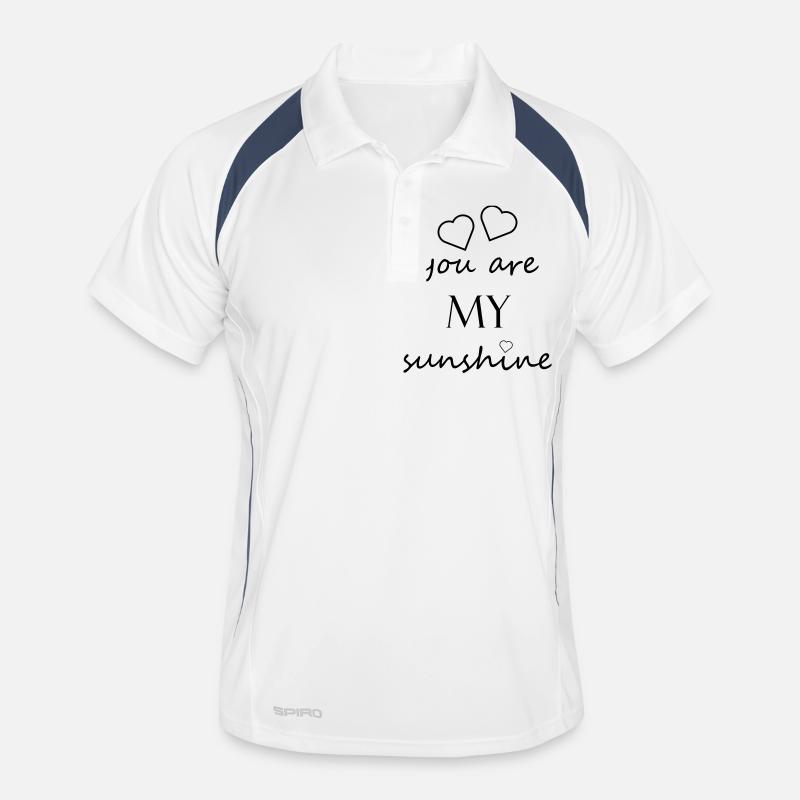 tu es mon soleil - histoire d'amour cadeau Polo respirant Homme