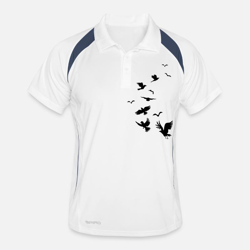 Aufbruch der Raben Männer Polo atmungsaktiv