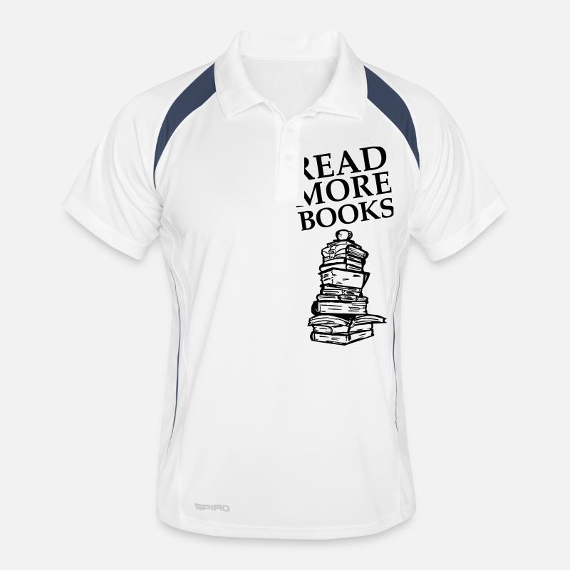 Read More Books Men's Polo breathable