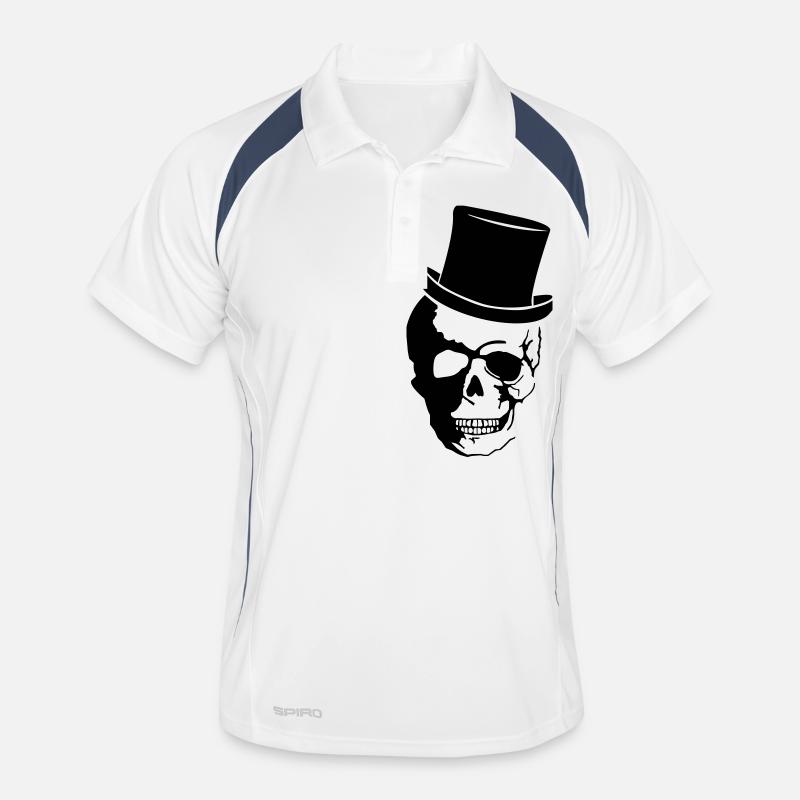 Skull Cylinder Men's Polo breathable