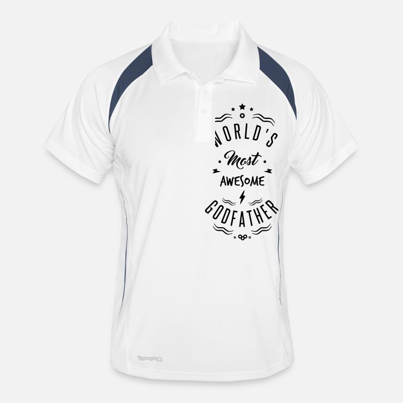 AWESOME GODFATHER Men's Polo breathable