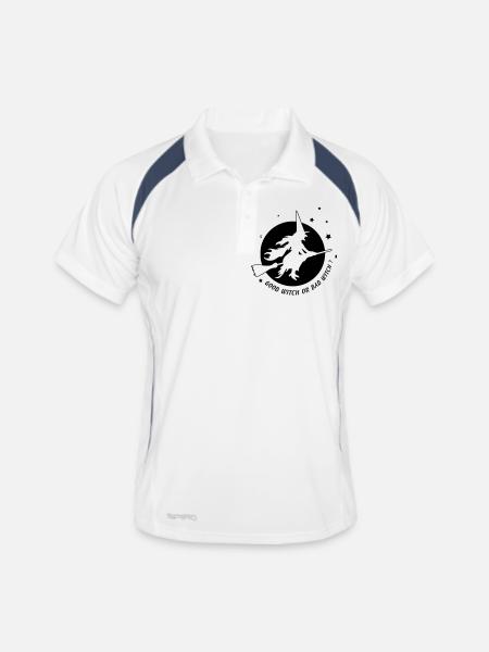 Good witch or bad witch - Men's Polo breathable - white/navy - Front