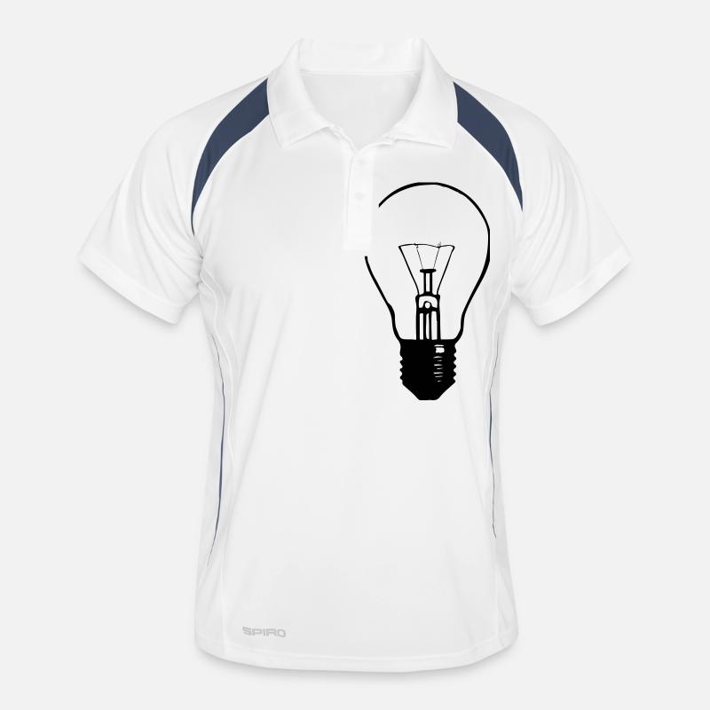 Lightbulb Männer Polo atmungsaktiv