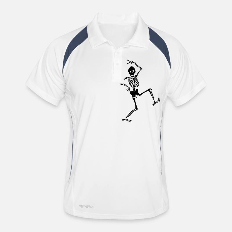 Squelette dansant Polo respirant Homme