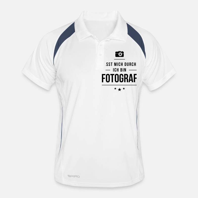 Ich bin Fotograf Männer Polo atmungsaktiv
