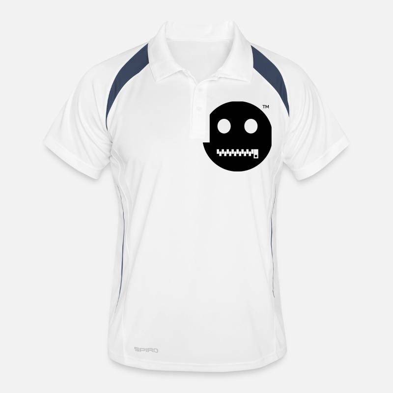 Smiley Shut up - Sei Still Männer Polo atmungsaktiv