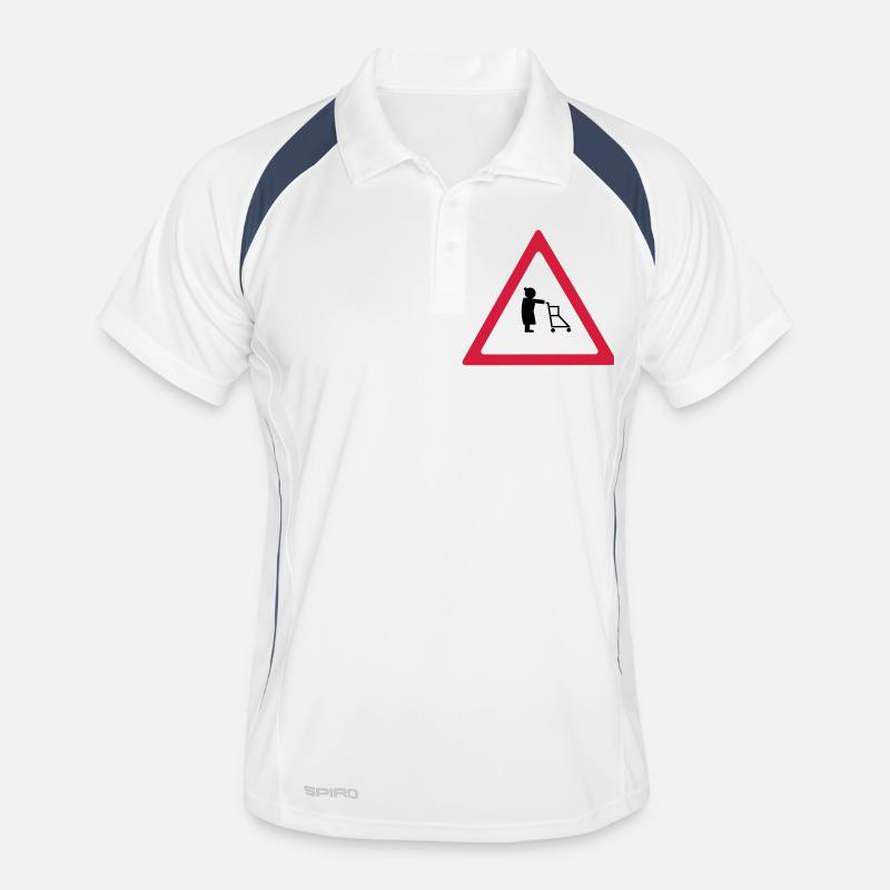 attention pensioners Men's Polo breathable