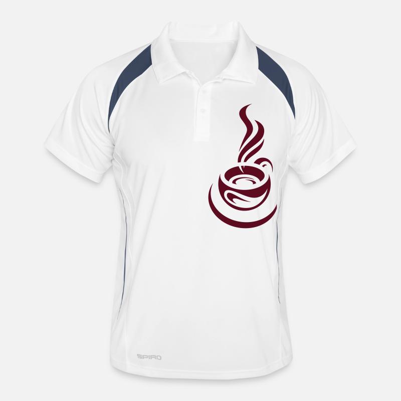 coffee cup Men's Polo breathable