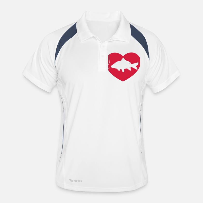 coeur de la carpe Polo respirant Homme