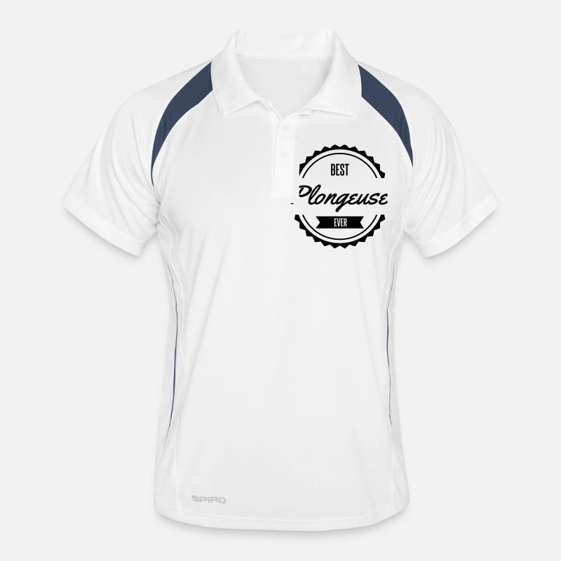 best plongeuse serveuse plongée Polo respirant Homme