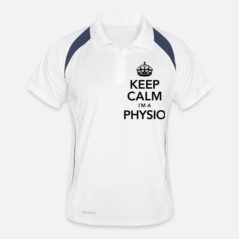 Keep Calm I´m A Physio Men's Polo breathable