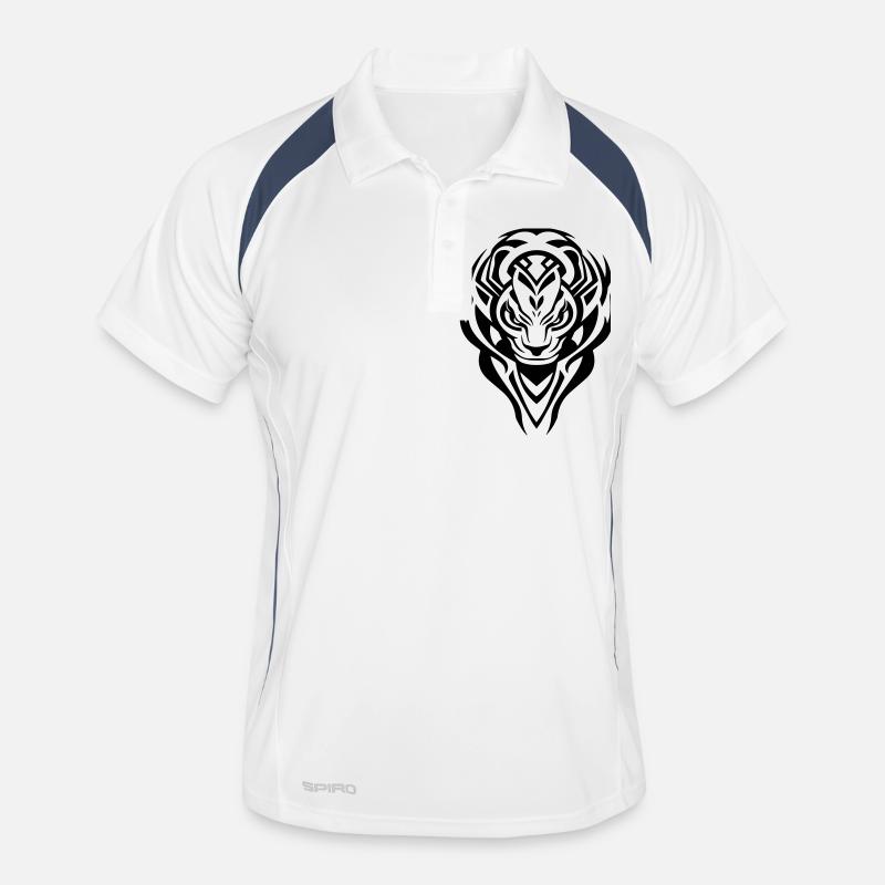 Tête de serpent dans le style tribal Polo respirant Homme