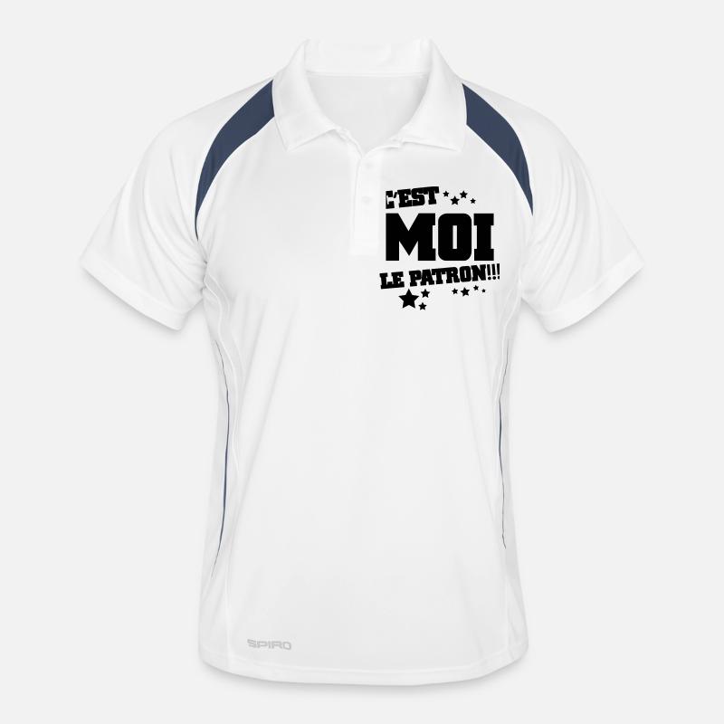 C'est Moi LE pAtron!!! Polo respirant Homme