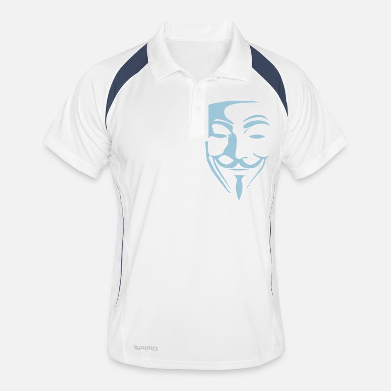Anonymous Mask Men's Polo breathable