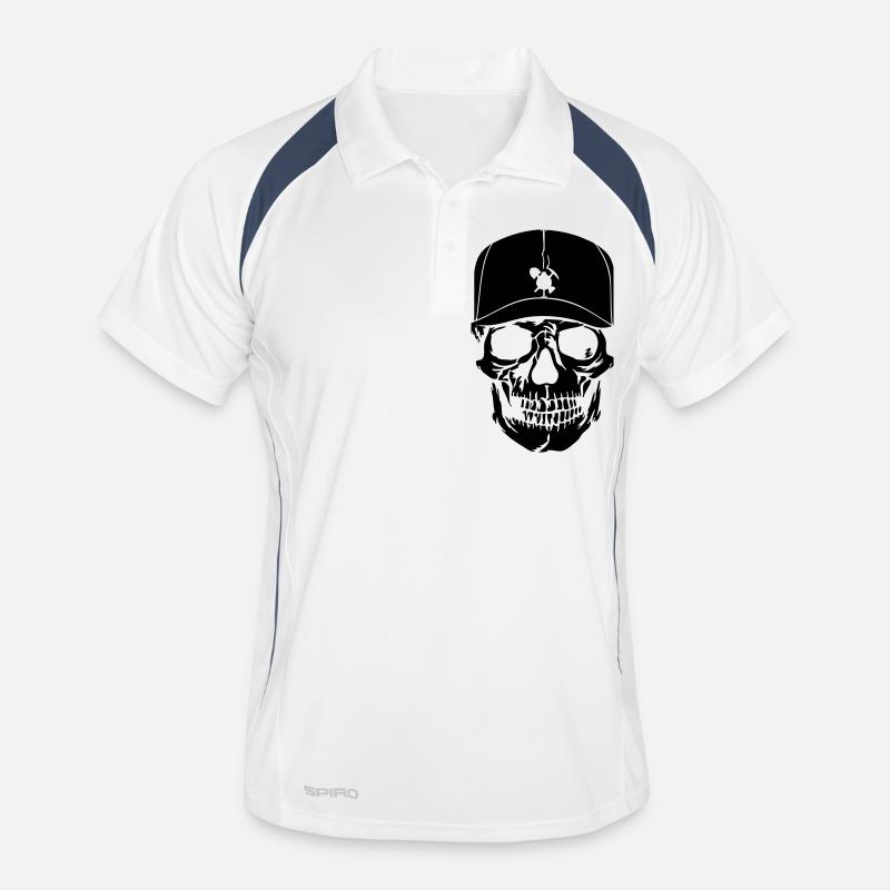 Tete de mort Polo respirant Homme