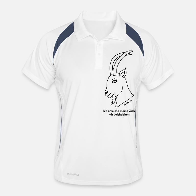 Sternzeichen Steinbock Männer Polo atmungsaktiv