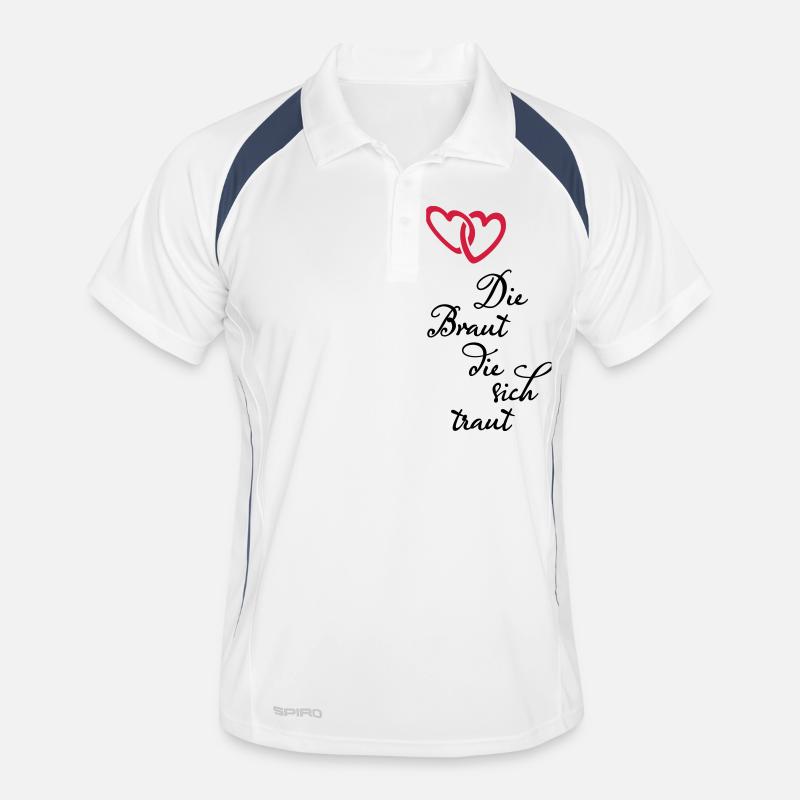 La mariée qui ose Polo respirant Homme