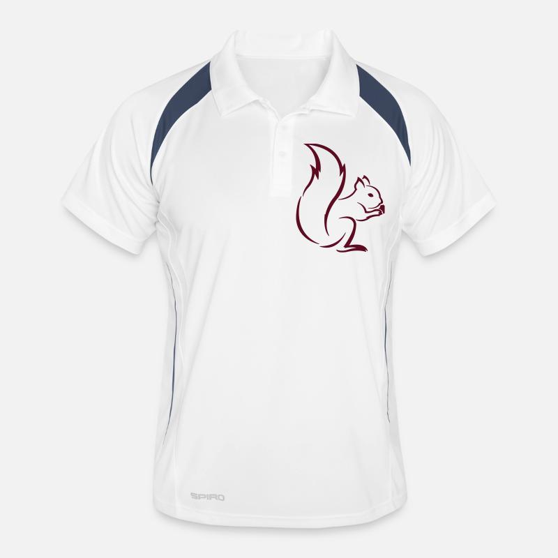 Eichhörnchen Männer Polo atmungsaktiv