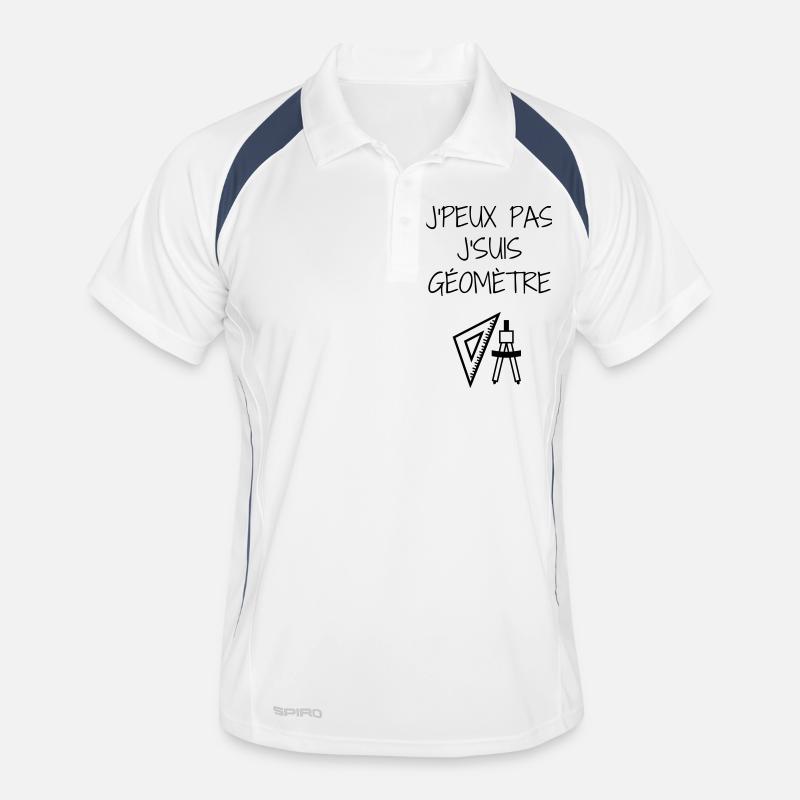 géomètre / topographe / topographie / geometre Polo respirant Homme