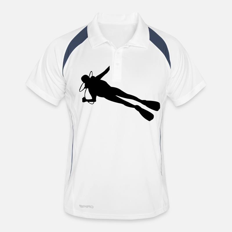 scuba diver Männer Polo atmungsaktiv