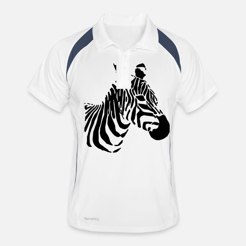 zebra Men's Polo breathable