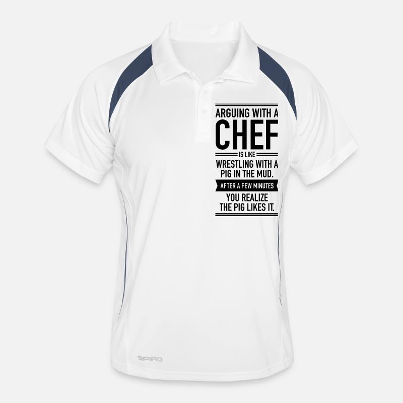Arguing With A Chef... Men's Polo breathable