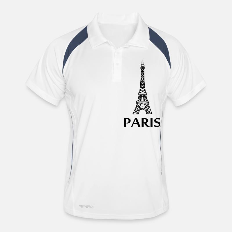 Paris - Tour Eiffel Polo respirant Homme