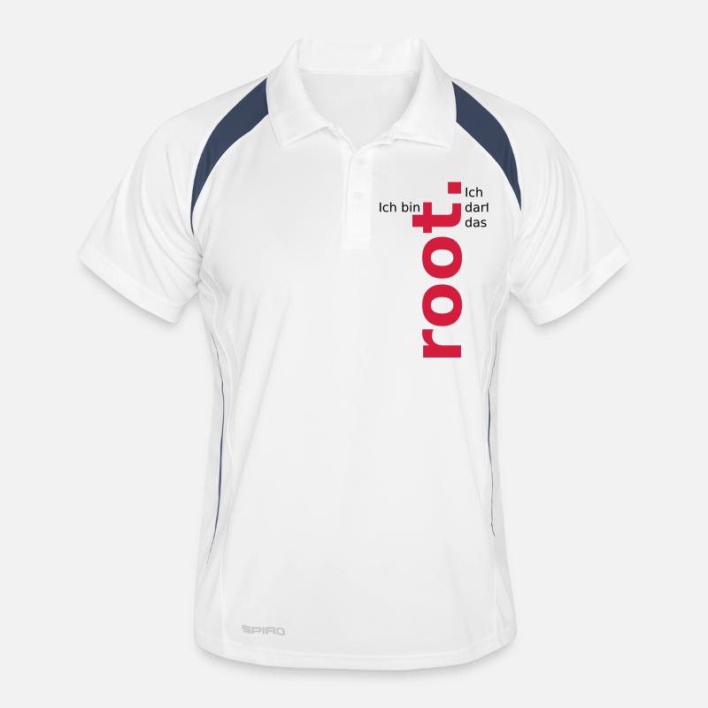 Ich bin root ich darf das Männer Polo atmungsaktiv