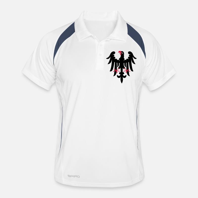 eagle heraldry Männer Polo atmungsaktiv