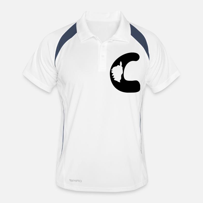 c corse map Men's Polo breathable