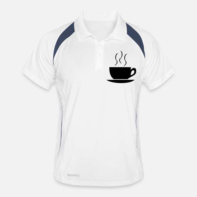 Tasse Kaffee - Cafe Männer Polo atmungsaktiv