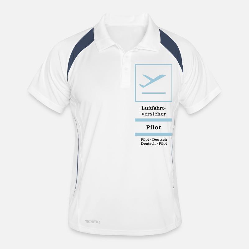 Pilot Männer Polo atmungsaktiv