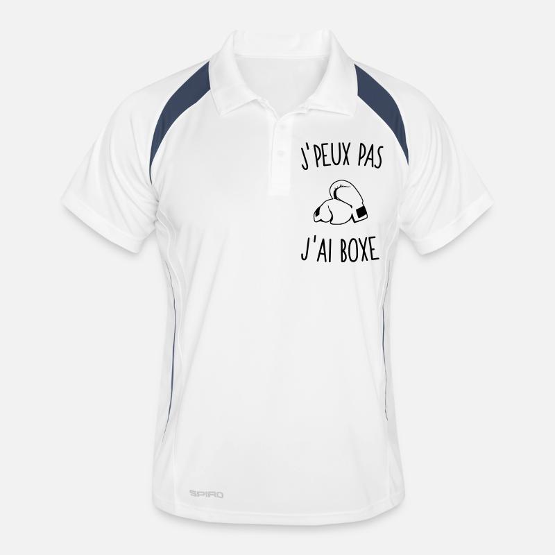 J'peux pas j'ai boxe 1c Polo respirant Homme